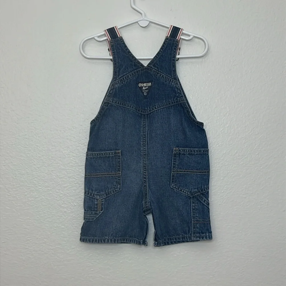 Oshkosh Bgosh Vestbak Overalls Bibs Coveralls Jean Shorts Size 18 Months